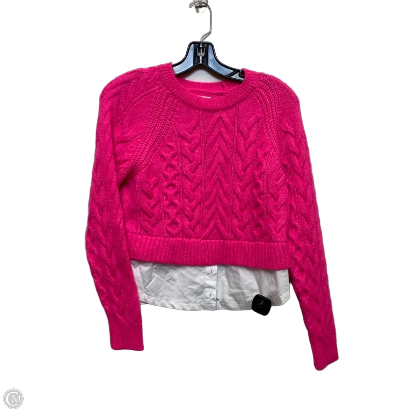 Top Long Sleeve By Maeve In Pink, Size: Xs
