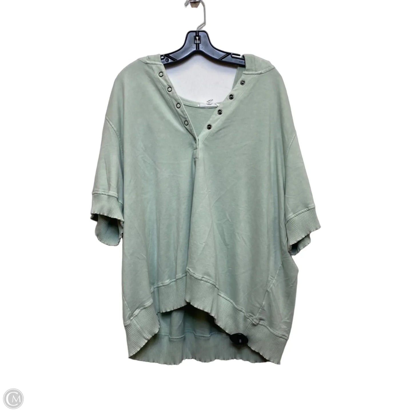 Top Short Sleeve By Jane And Delancey In Green, Size: 3x