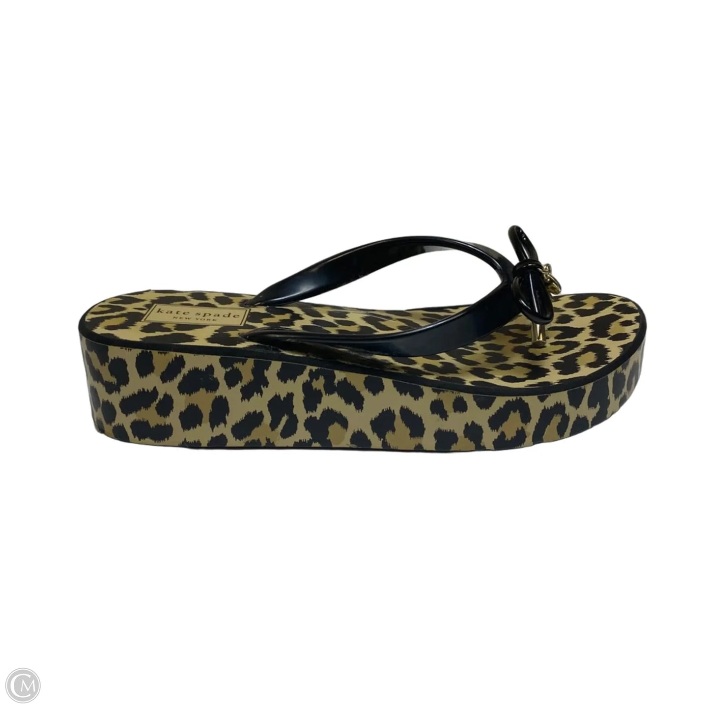 Sandals Designer By Kate Spade In Animal Print, Size: 7