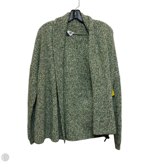 Sweater Cardigan By Cabi In Green, Size: Xs