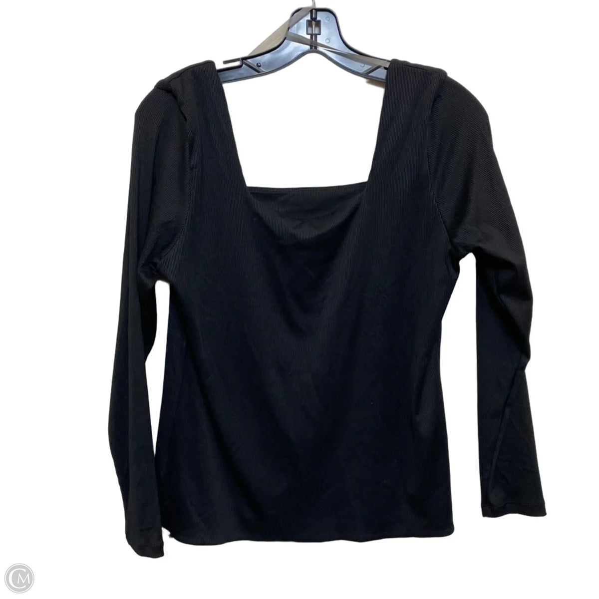 Top Long Sleeve Basic By And Now This In Black, Size: 1x