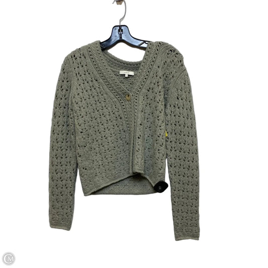 Sweater Cardigan By Vince In Green, Size: S