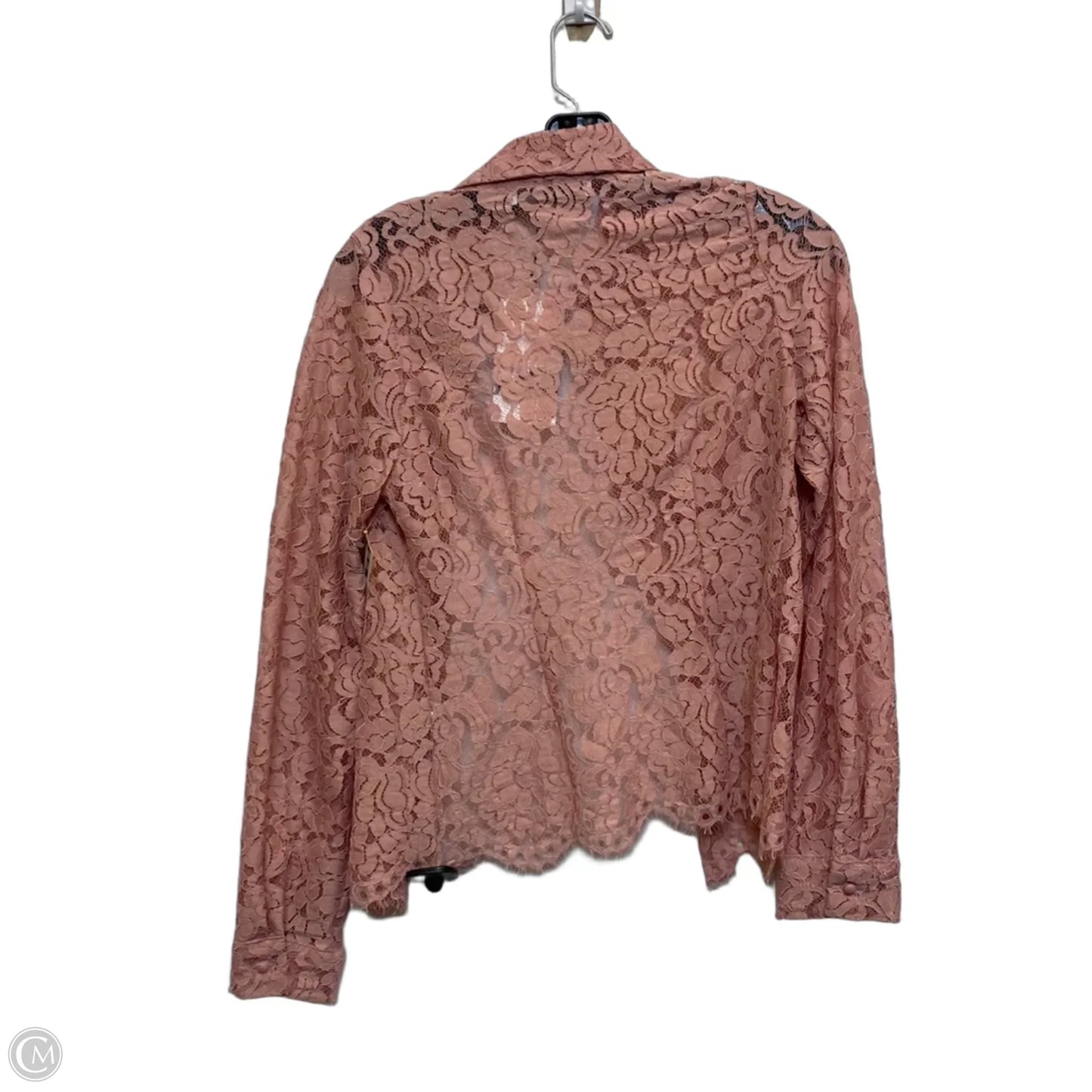 Top Long Sleeve By Zara In Pink, Size: Xs