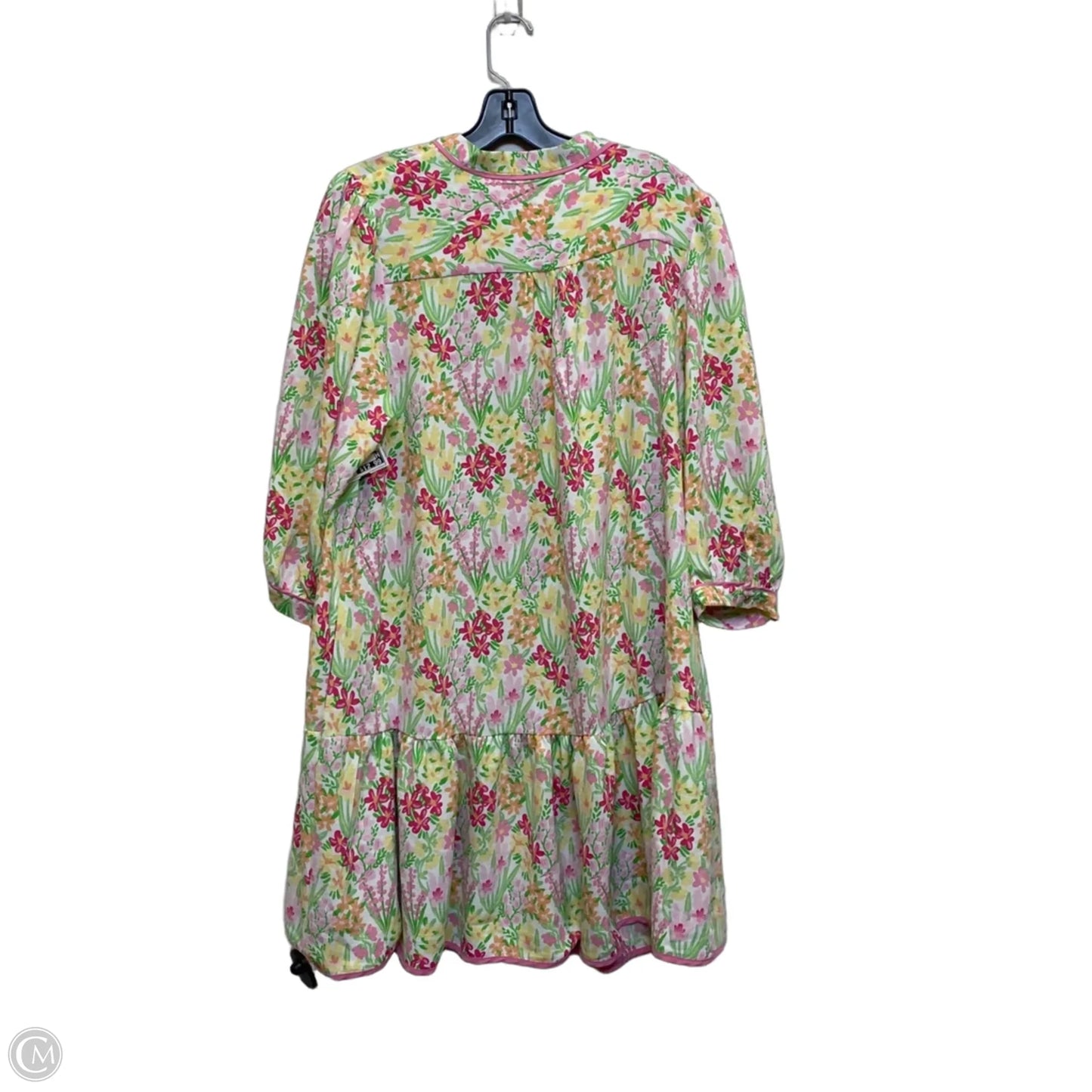 Dress Casual Short By Pine Proper In Green & Pink, Size: Xl