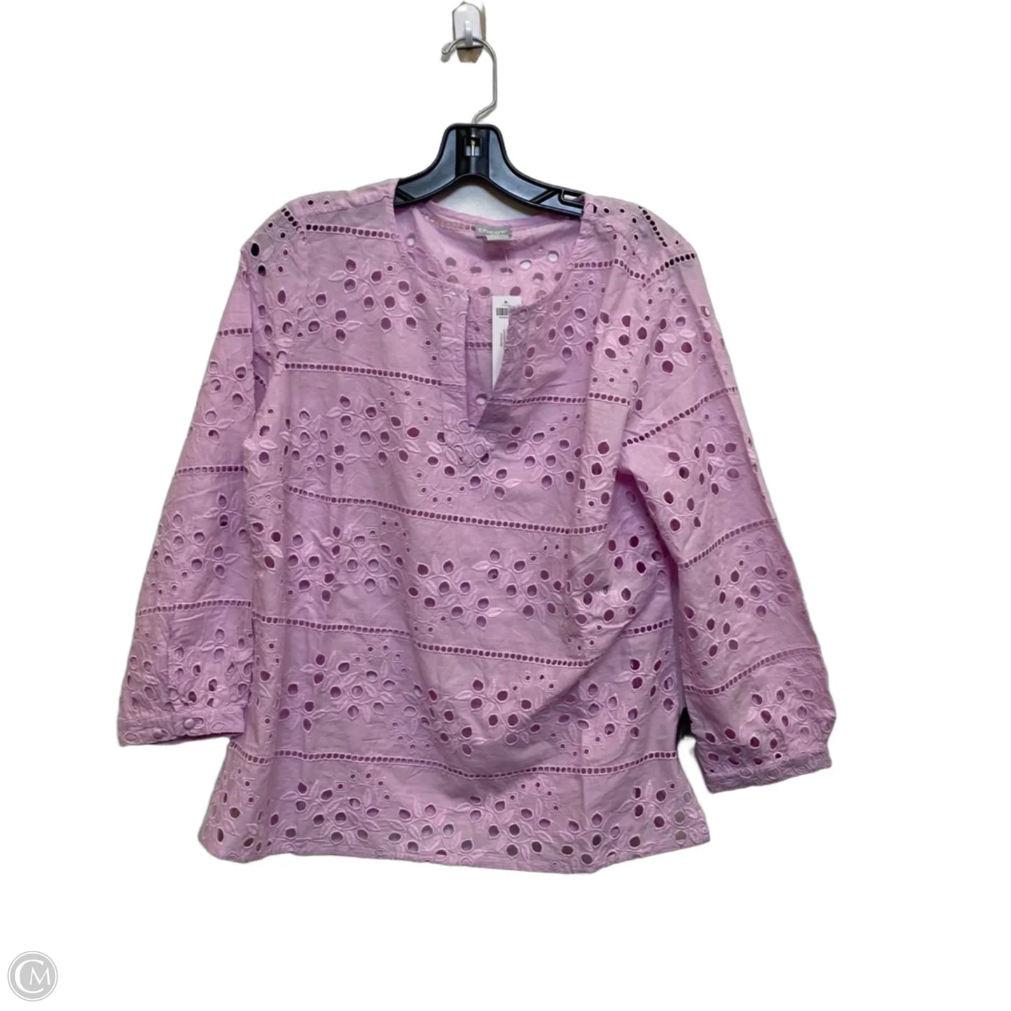 Top Long Sleeve By Chicos In Purple, Size: M