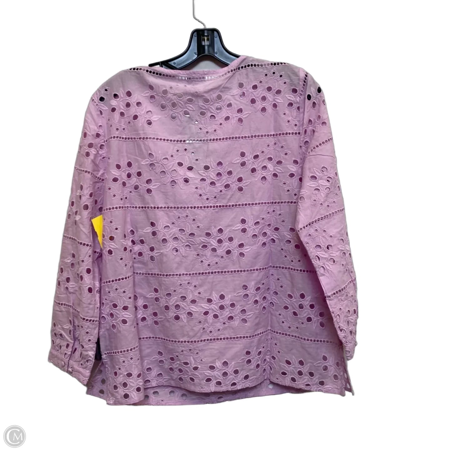 Top Long Sleeve By Chicos In Purple, Size: M