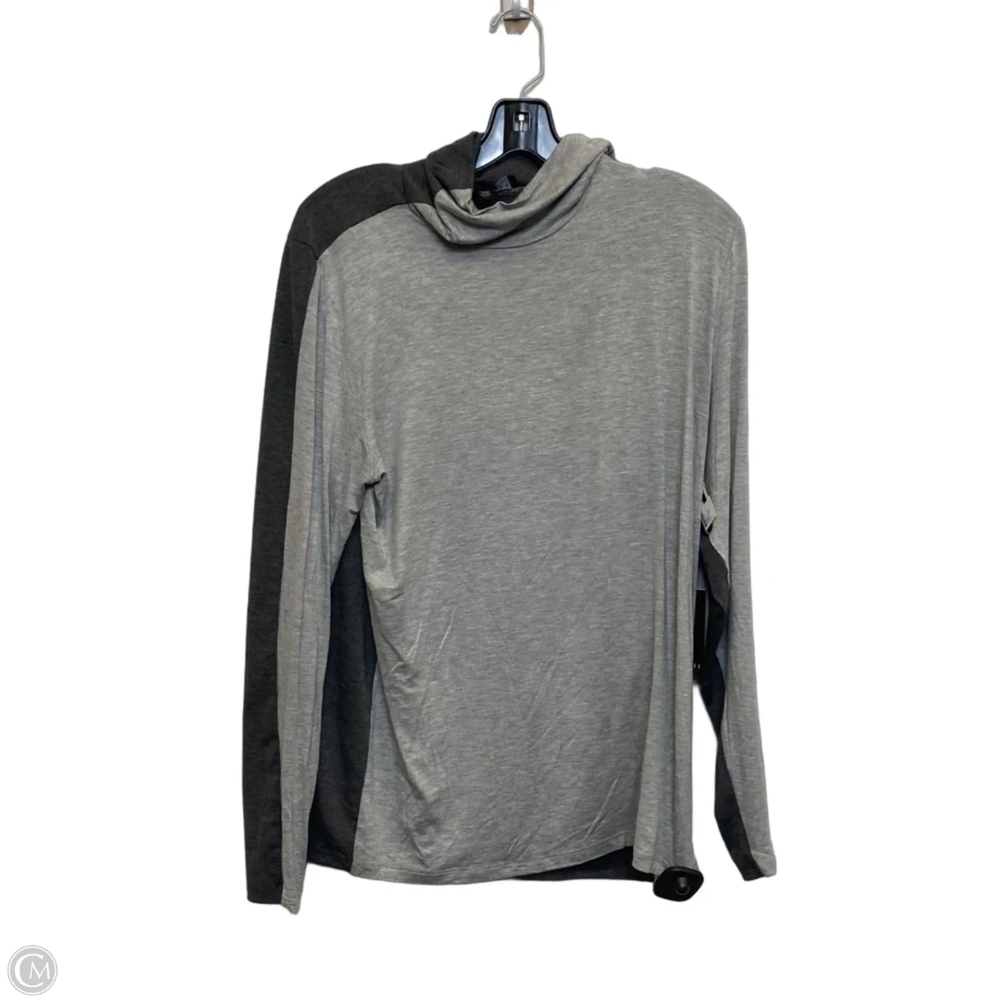 Top Long Sleeve By Eloquii In Grey, Size: 1x