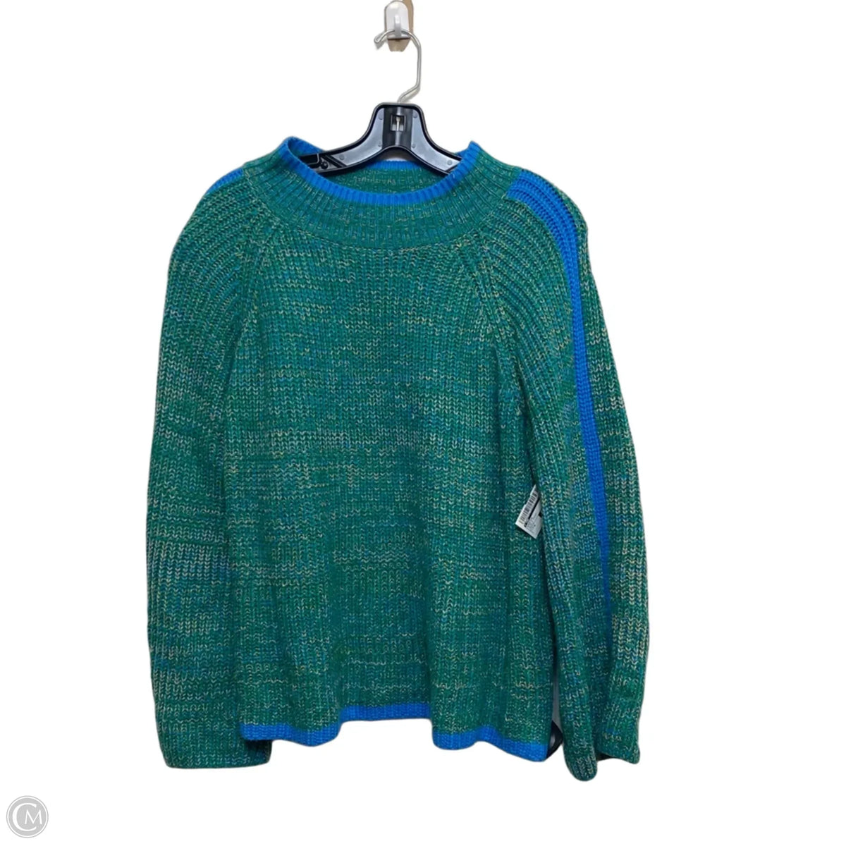 Sweater By Friful In Blue & Green, Size: M