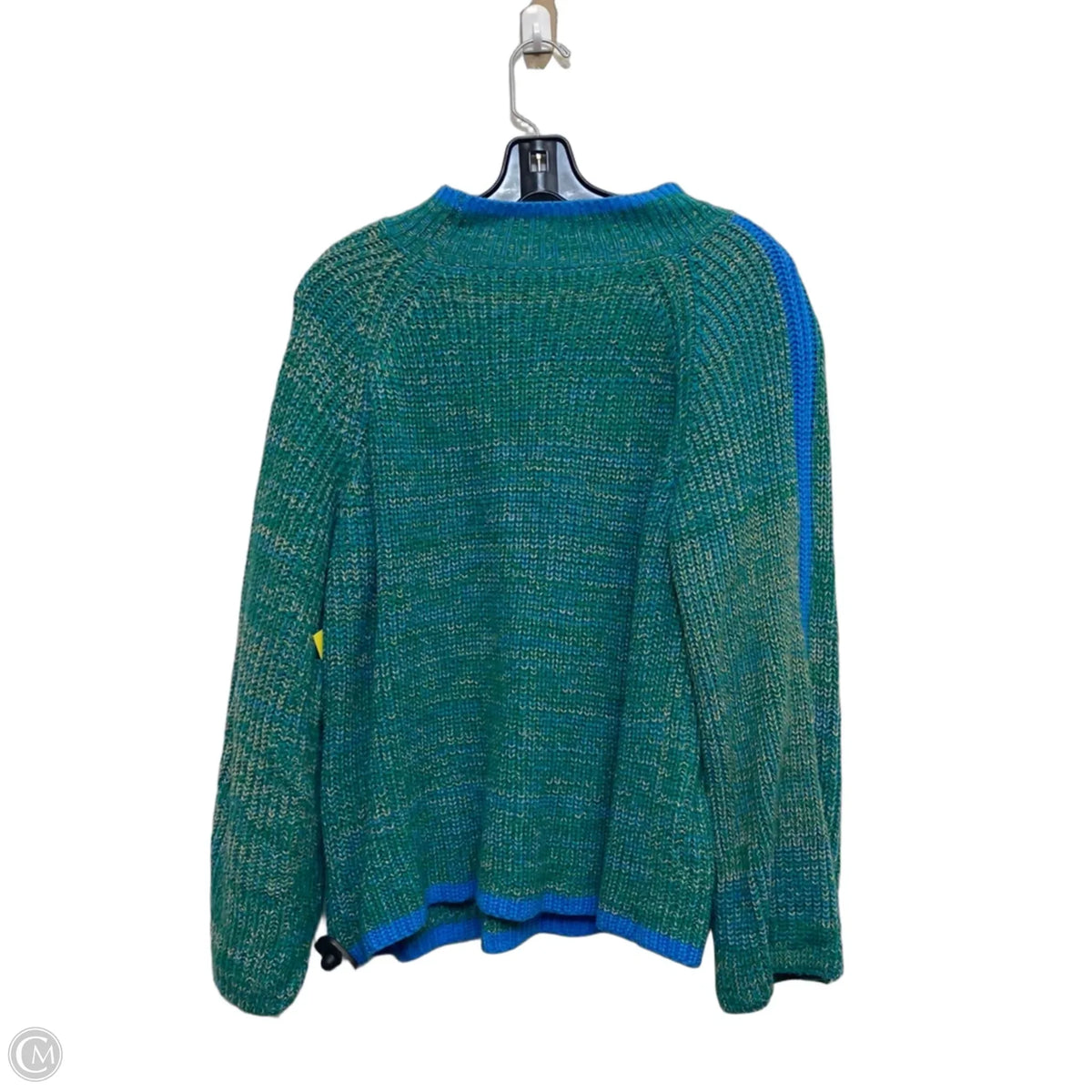 Sweater By Friful In Blue & Green, Size: M