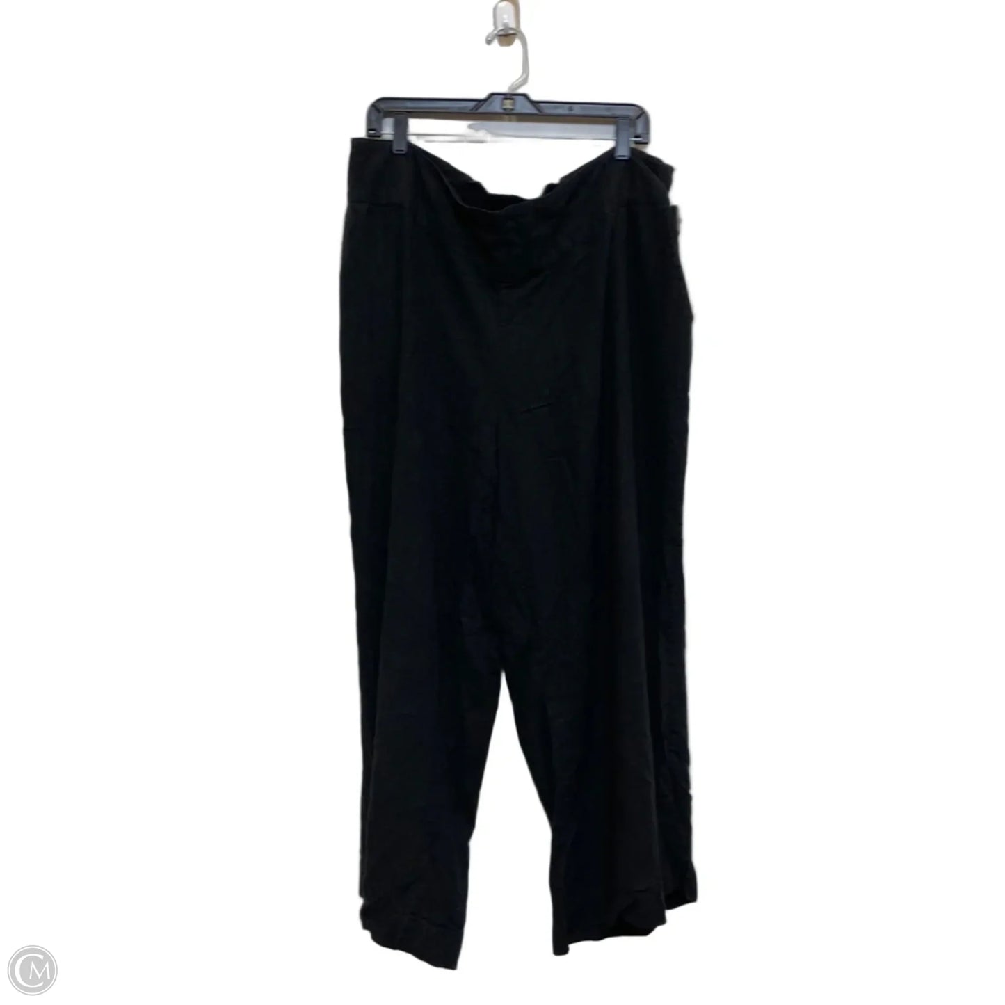 Pants Wide Leg By Cato In Black, Size: 3x