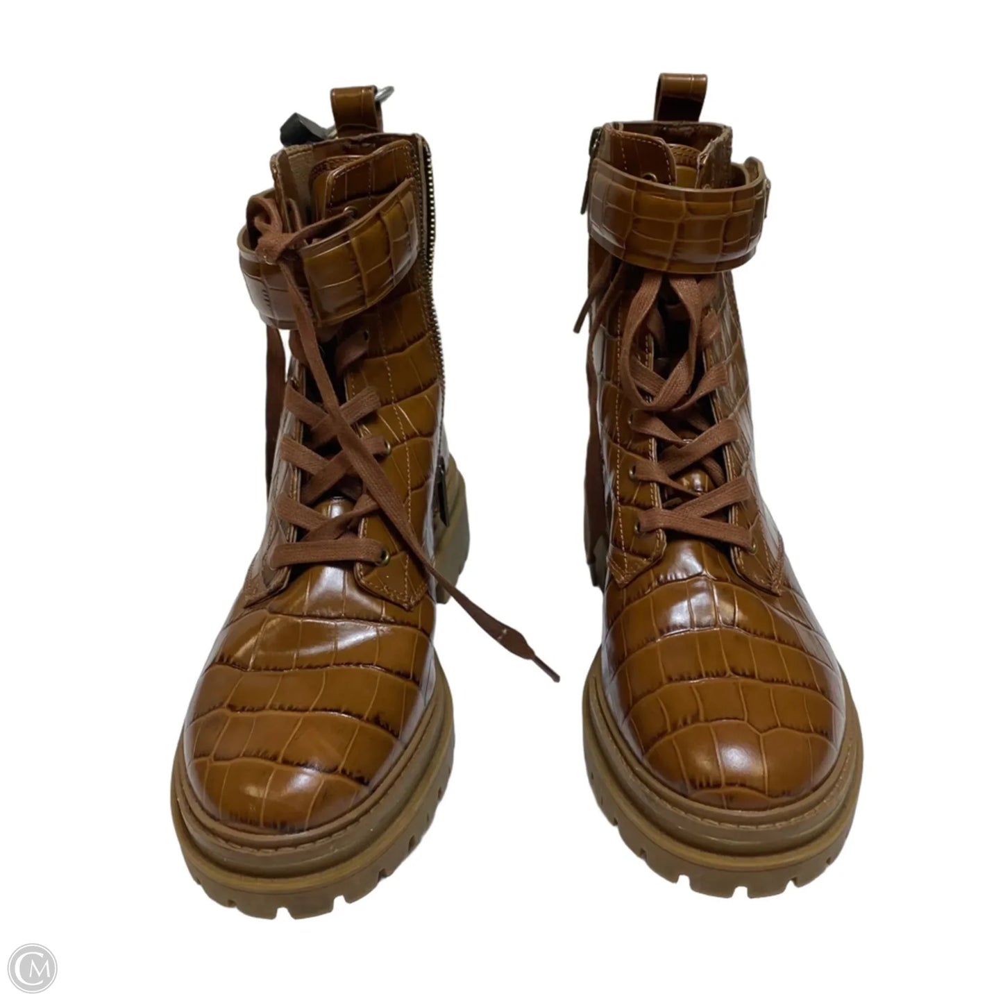 Boots Combat By Michael By Michael Kors In Brown, Size: 10