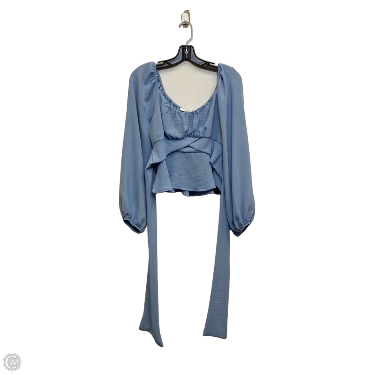Top Long Sleeve By Altard State In Blue, Size: M