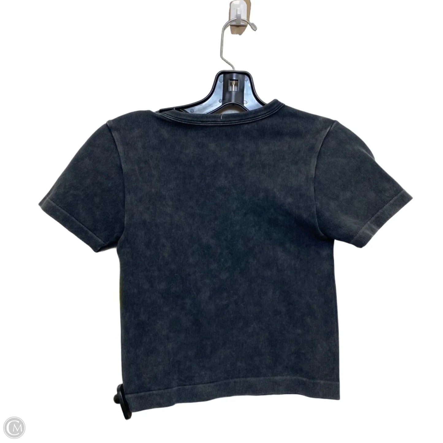 Top Short Sleeve Basic By Happily Grey In Grey, Size: S