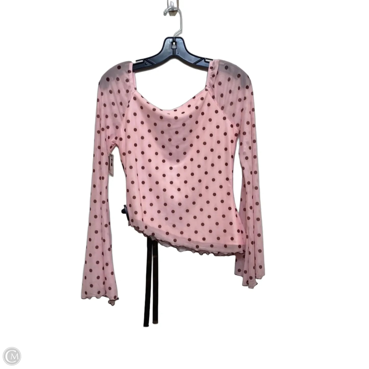 Top Long Sleeve By Cmf In Pink, Size: M