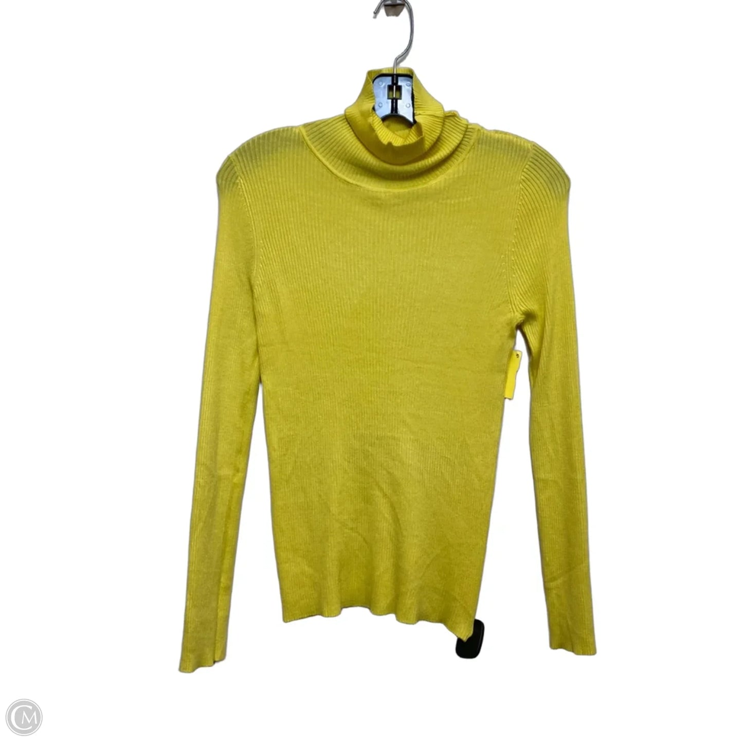 Top Long Sleeve By Fashion Nova In Yellow, Size: L