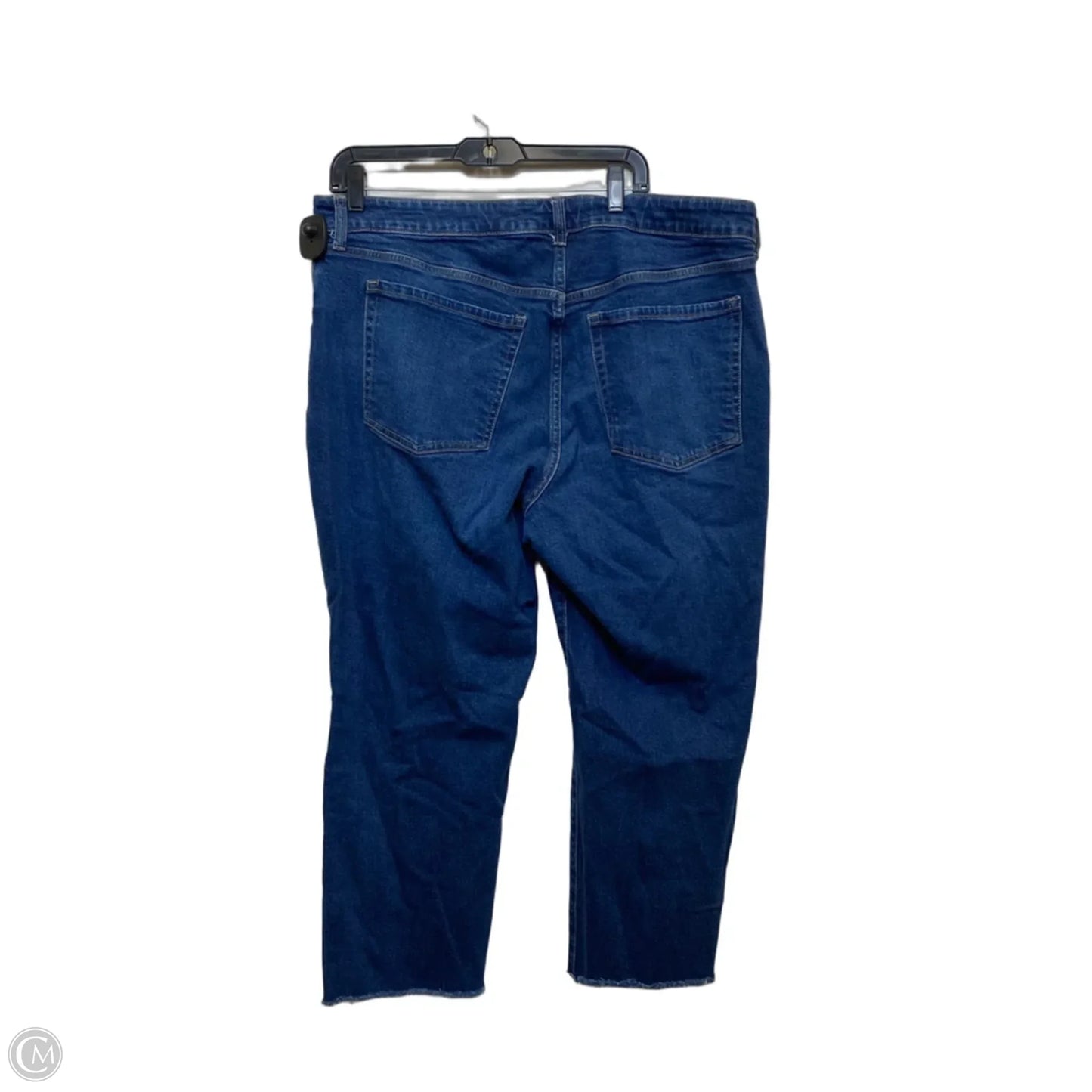Jeans Straight By Old Navy In Blue Denim, Size: 20
