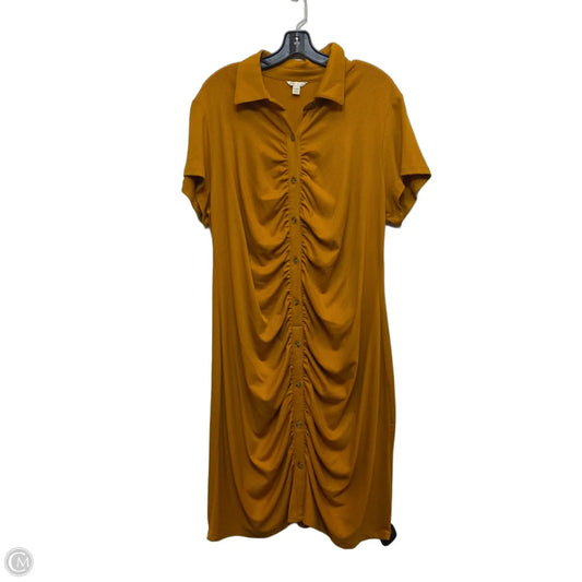 Dress Casual Short By Cato In Yellow, Size: 1x