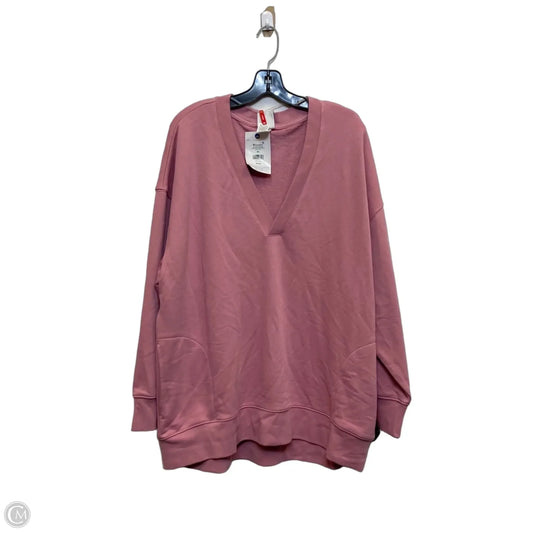 Athletic Sweatshirt Crewneck By Champion In Pink, Size: Xxl