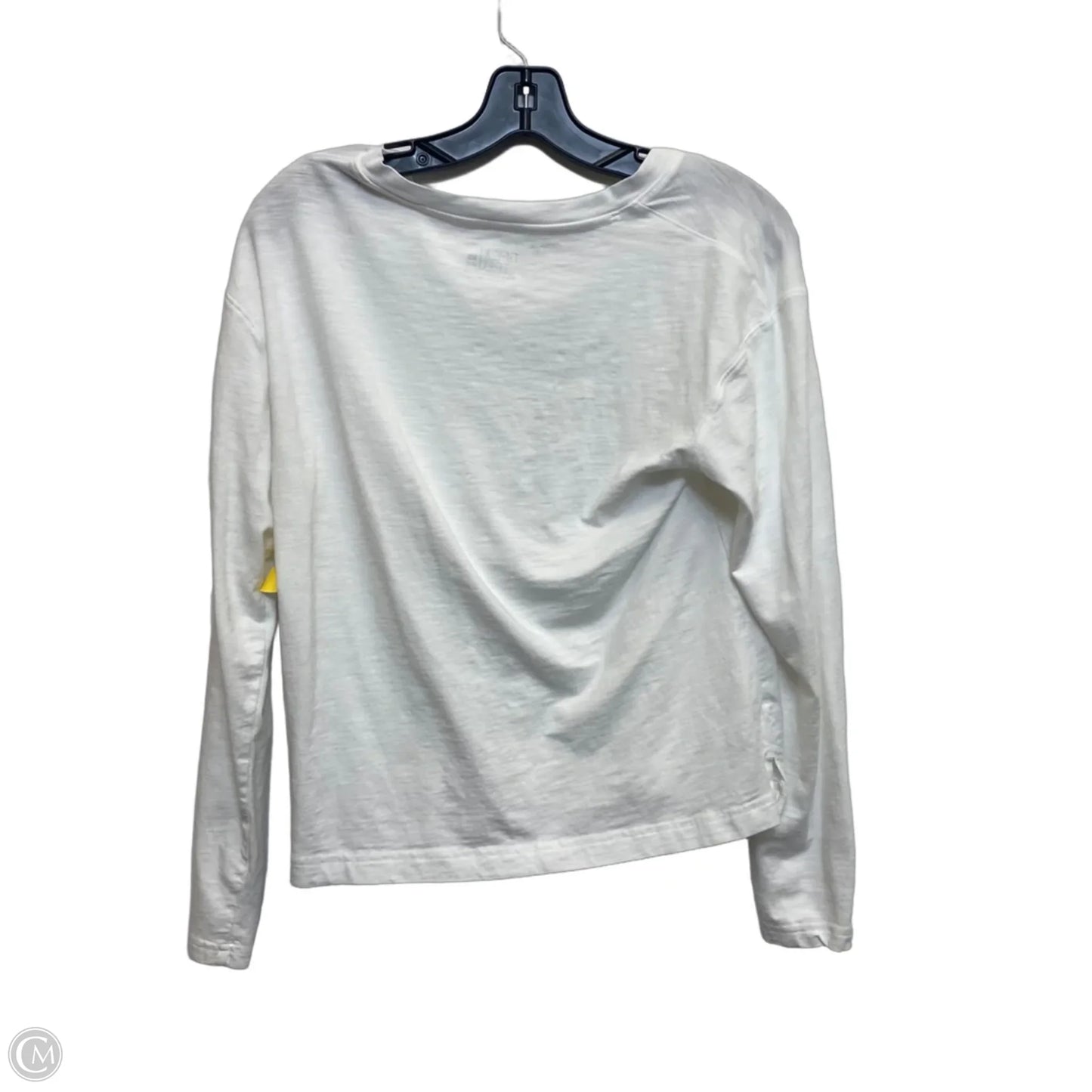 Top Long Sleeve Basic By Time And Tru In White, Size: Xs