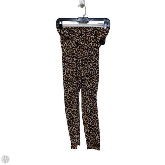 Athletic Leggings By Offline In Animal Print, Size: L