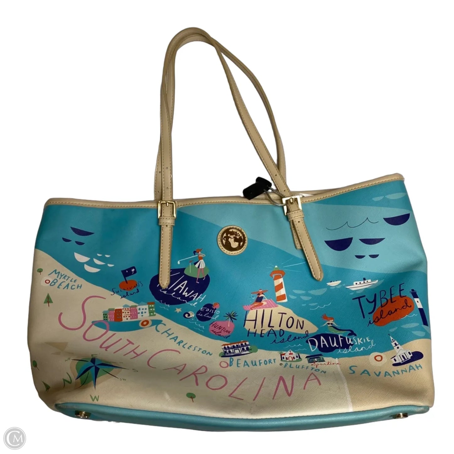 Handbag Designer By Spartina, Size: Large