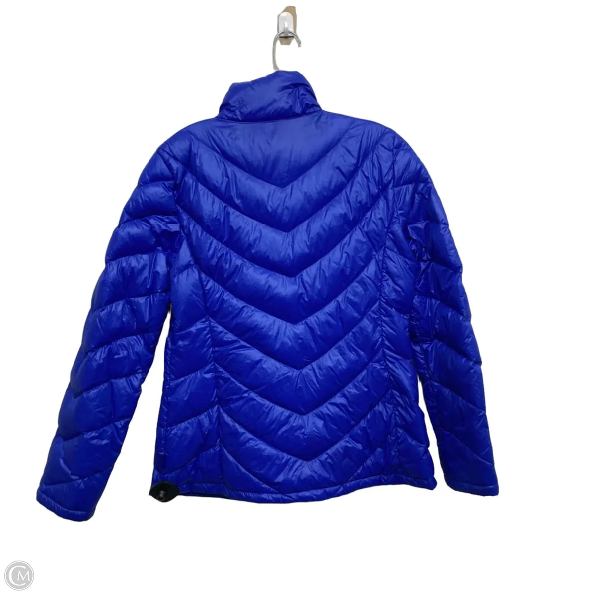 Jacket Puffer & Quilted By Calvin Klein In Blue, Size: S