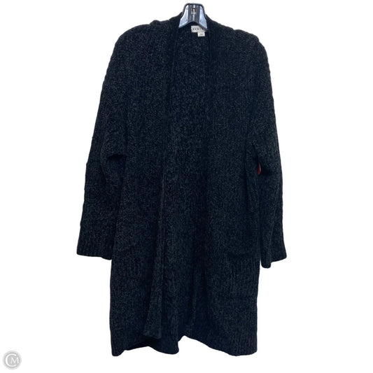 Sweater Cardigan By Ava & Viv In Black, Size: 1x