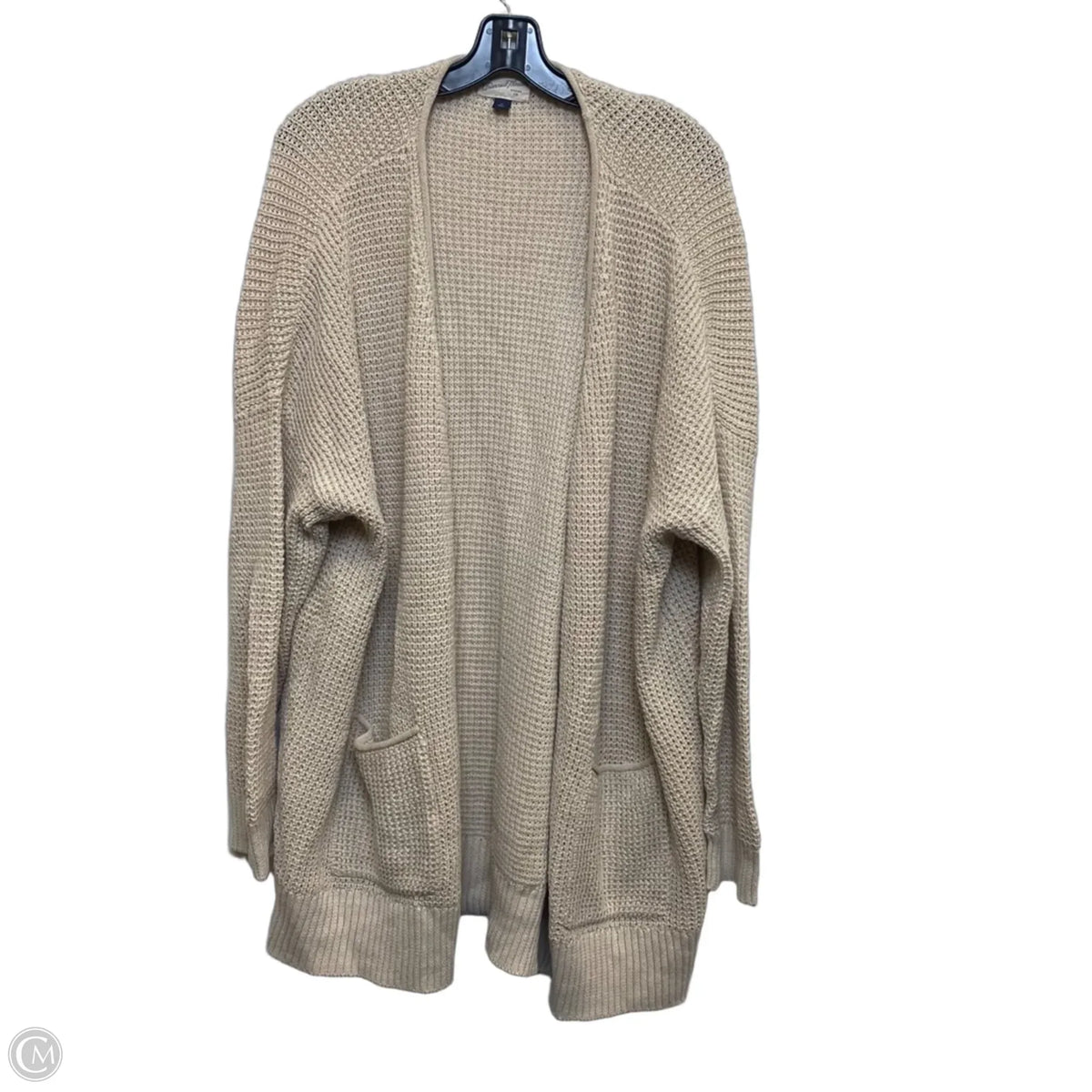 Sweater Cardigan By Universal Thread In Tan, Size: 2x