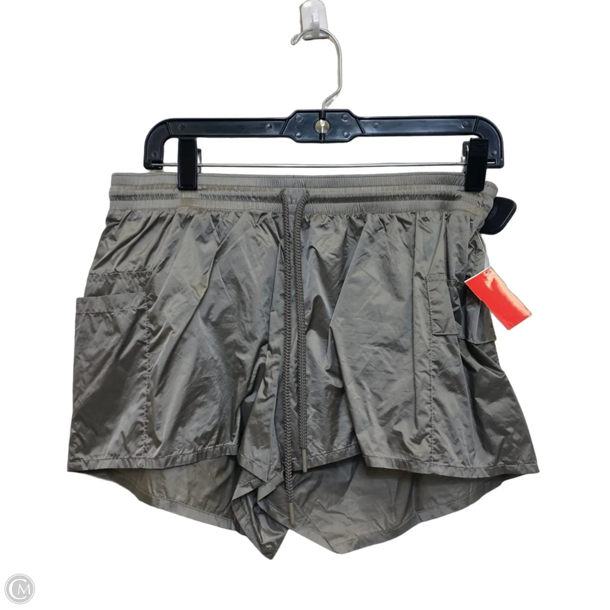 Athletic Shorts By Offline In Silver, Size: M