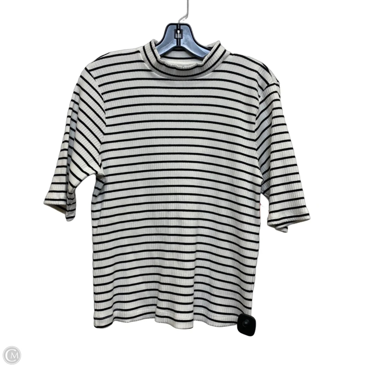 Top Short Sleeve By Old Navy In Striped Pattern, Size: Xl