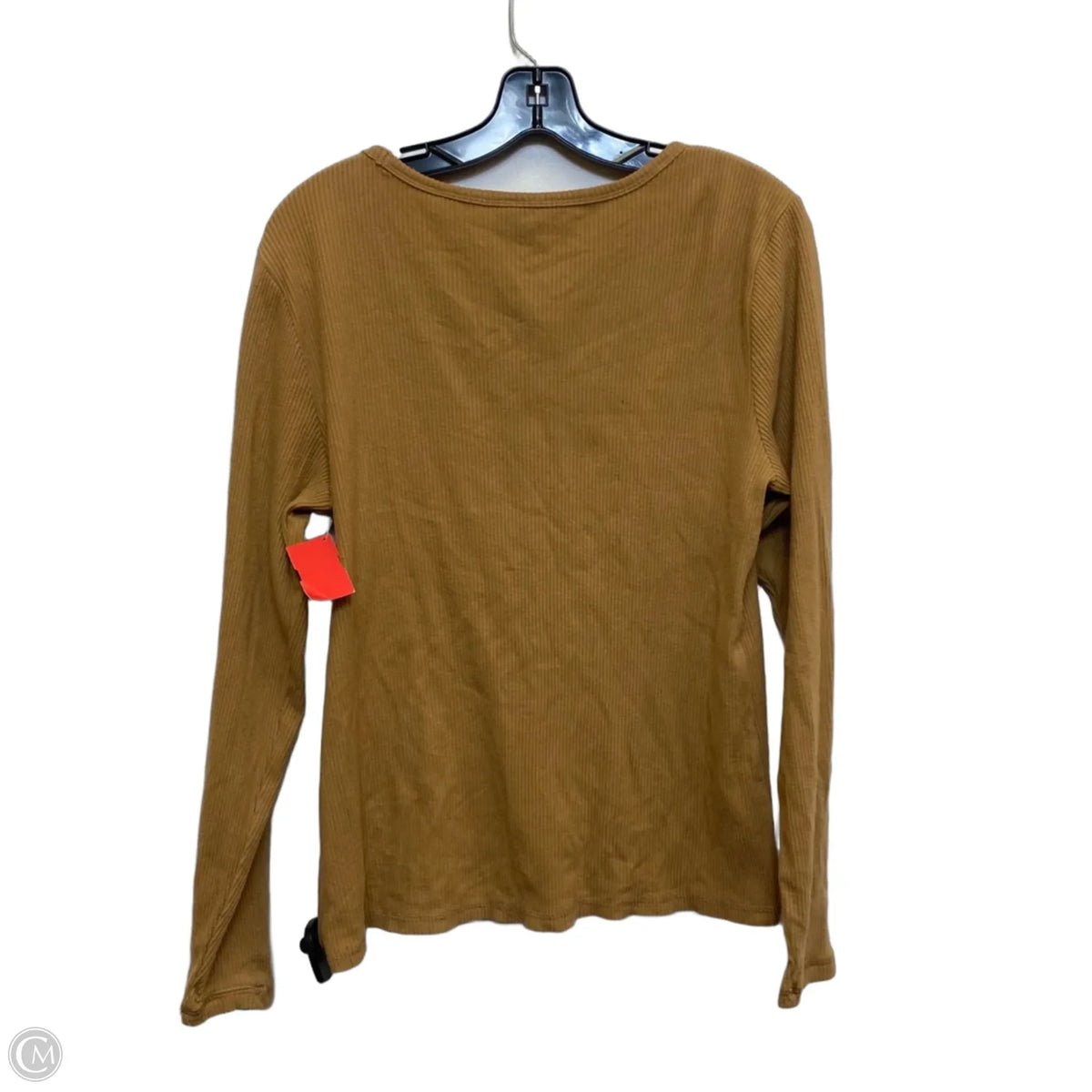Top Long Sleeve Basic By Old Navy In Tan, Size: Xl