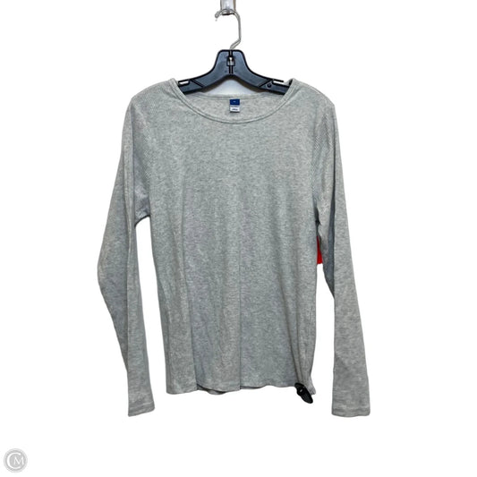 Top Long Sleeve By Old Navy In Grey, Size: Xl