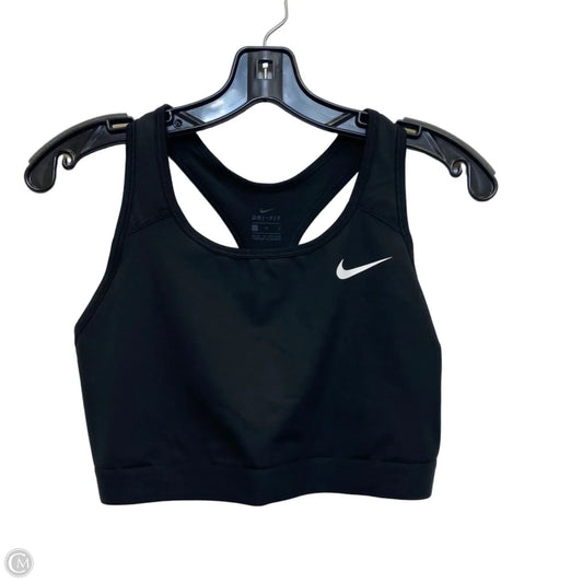 Athletic Bra By Nike Apparel In Black, Size: L