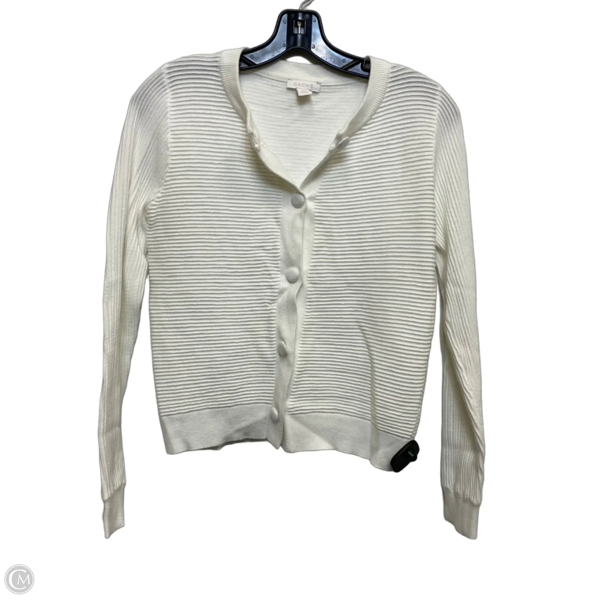 Cardigan By Cache In Cream, Size: Xs