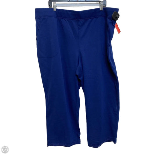 Pants Cropped By D&co. In Blue, Size: 2x