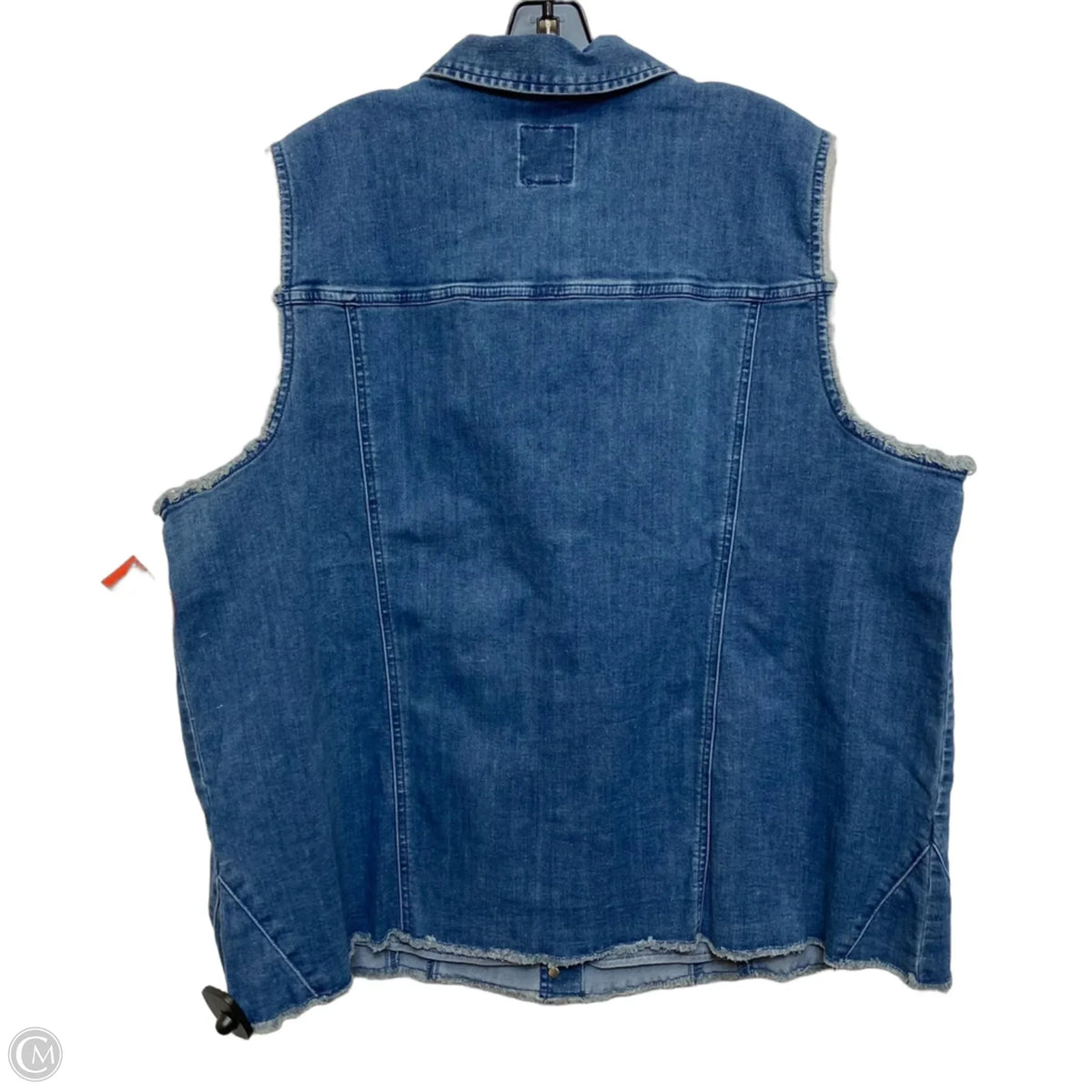 Vest Other By Logo In Blue Denim, Size: 2x