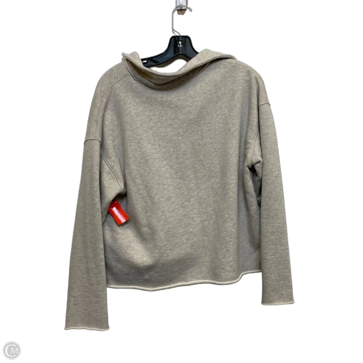 Sweatshirt Collar By Grey & Gray In Tan, Size: S