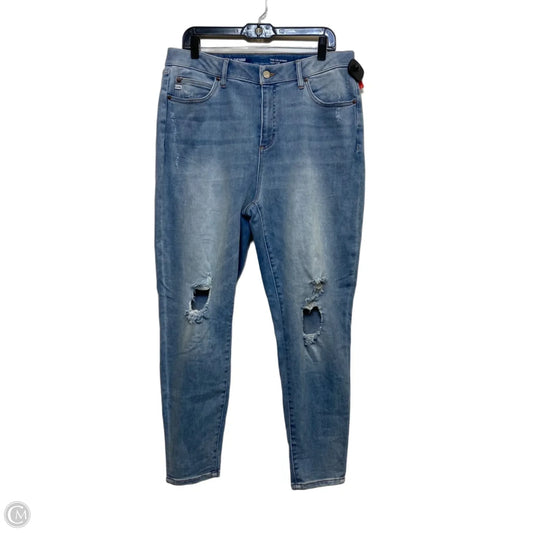 Jeans Skinny By For Luv Of Denim In Blue Denim, Size: 14