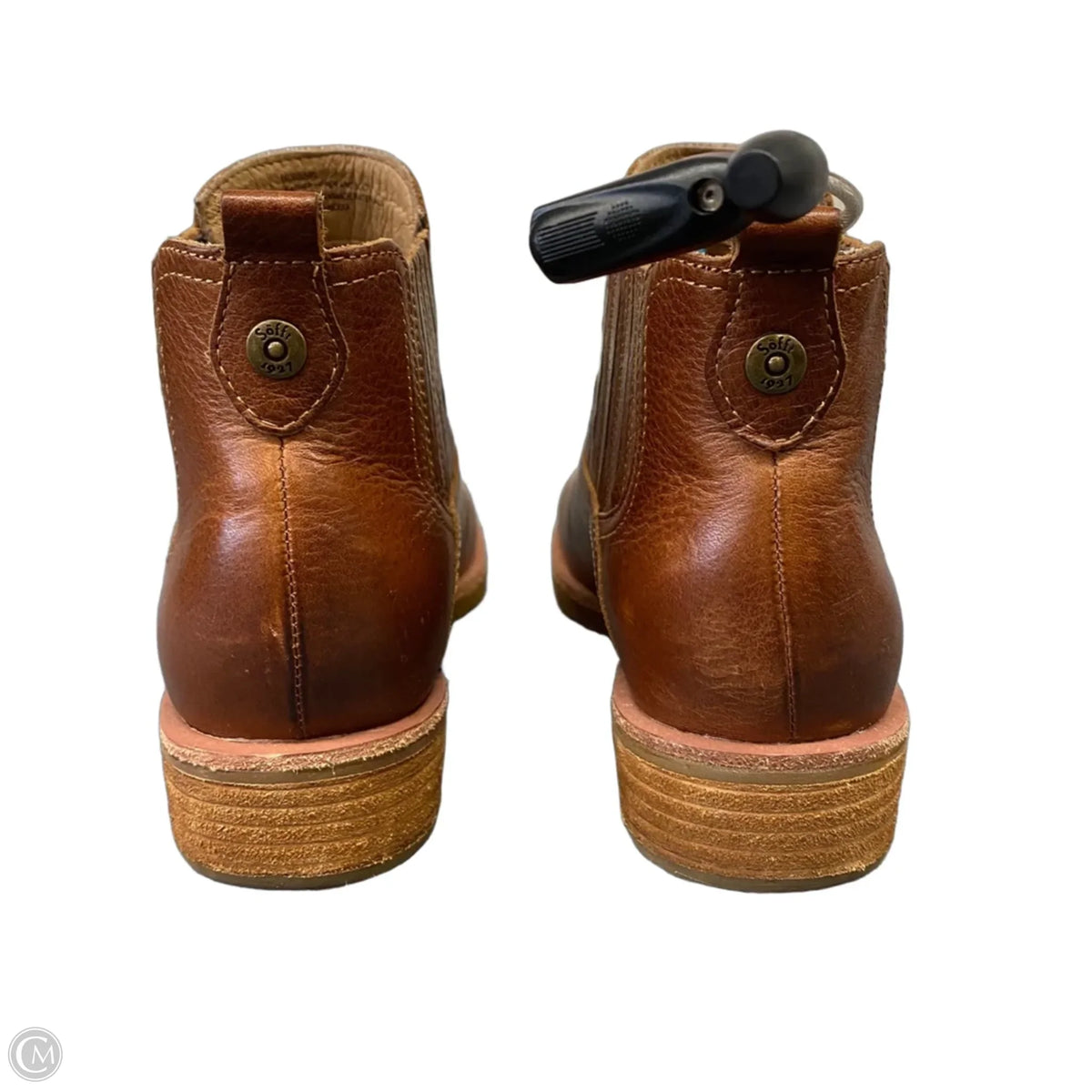 Boots Ankle Flats By Sofft In Brown, Size: 7
