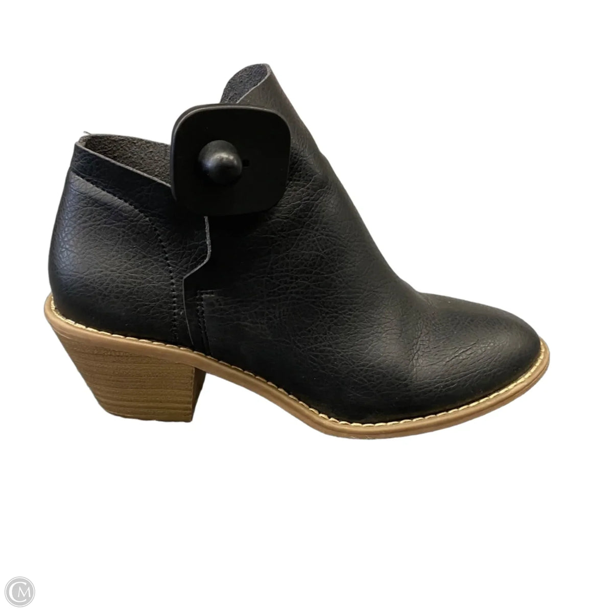 Boots Ankle Heels By Universal Thread In Black, Size: 7