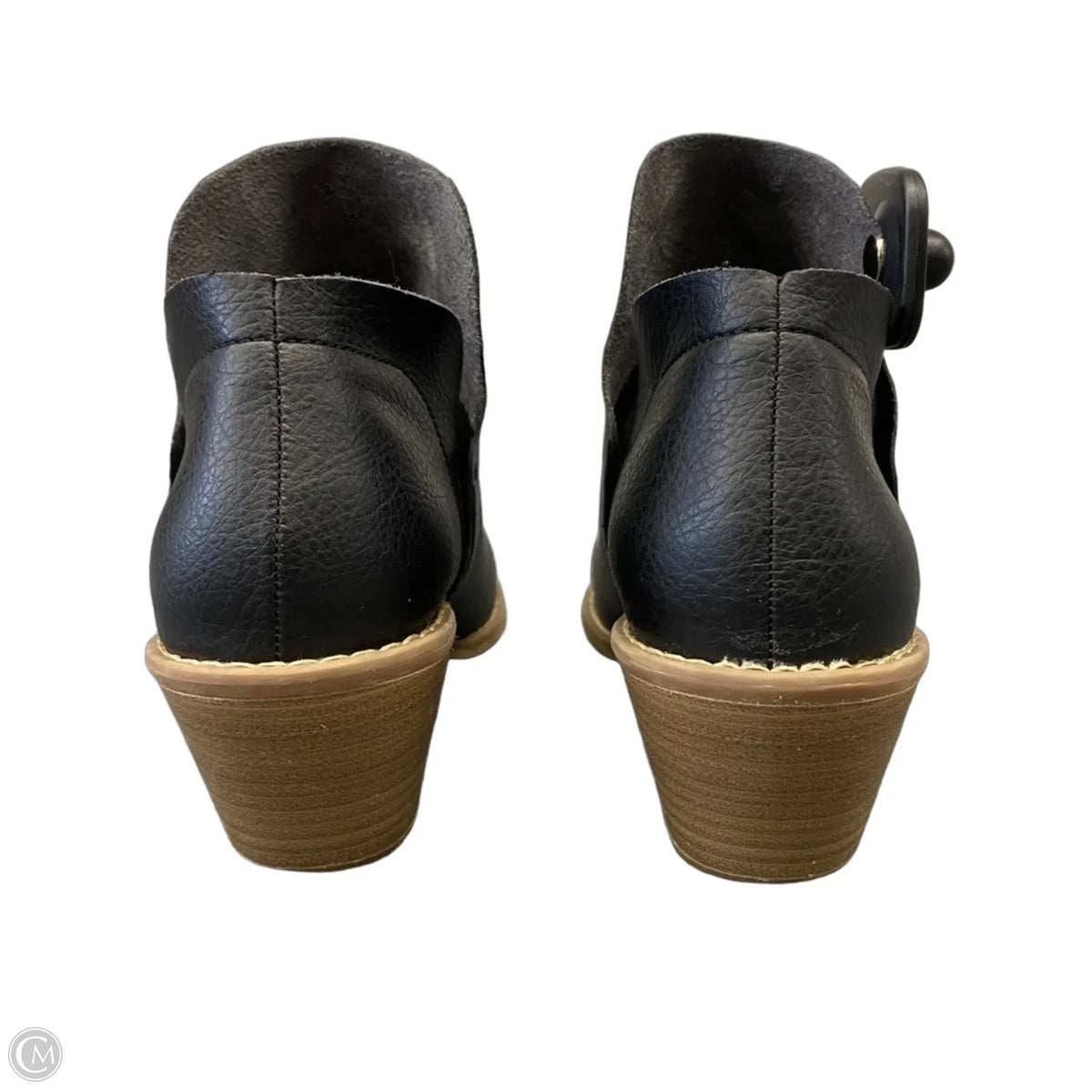 Boots Ankle Heels By Universal Thread In Black, Size: 7