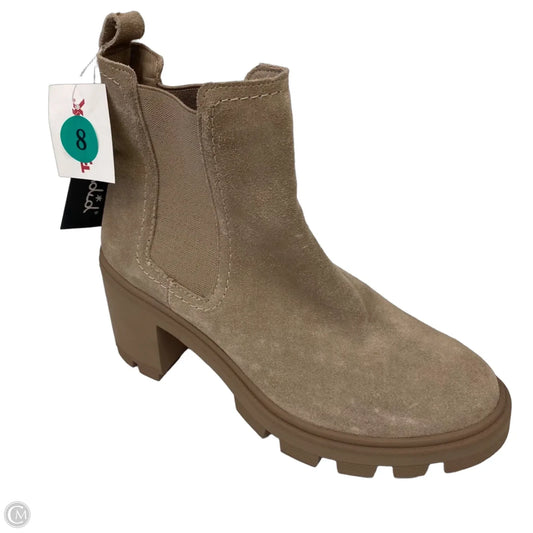 Boots Ankle Heels By Splendid In Taupe, Size: 8