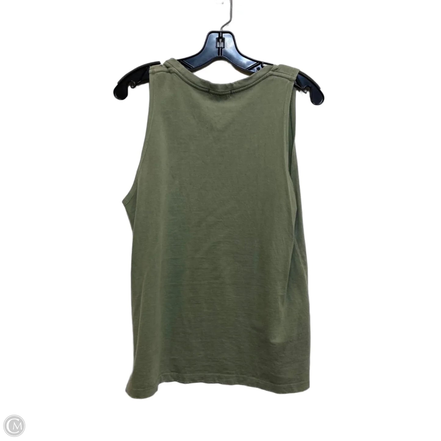Top Sleeveless By Zutter In Green, Size: M