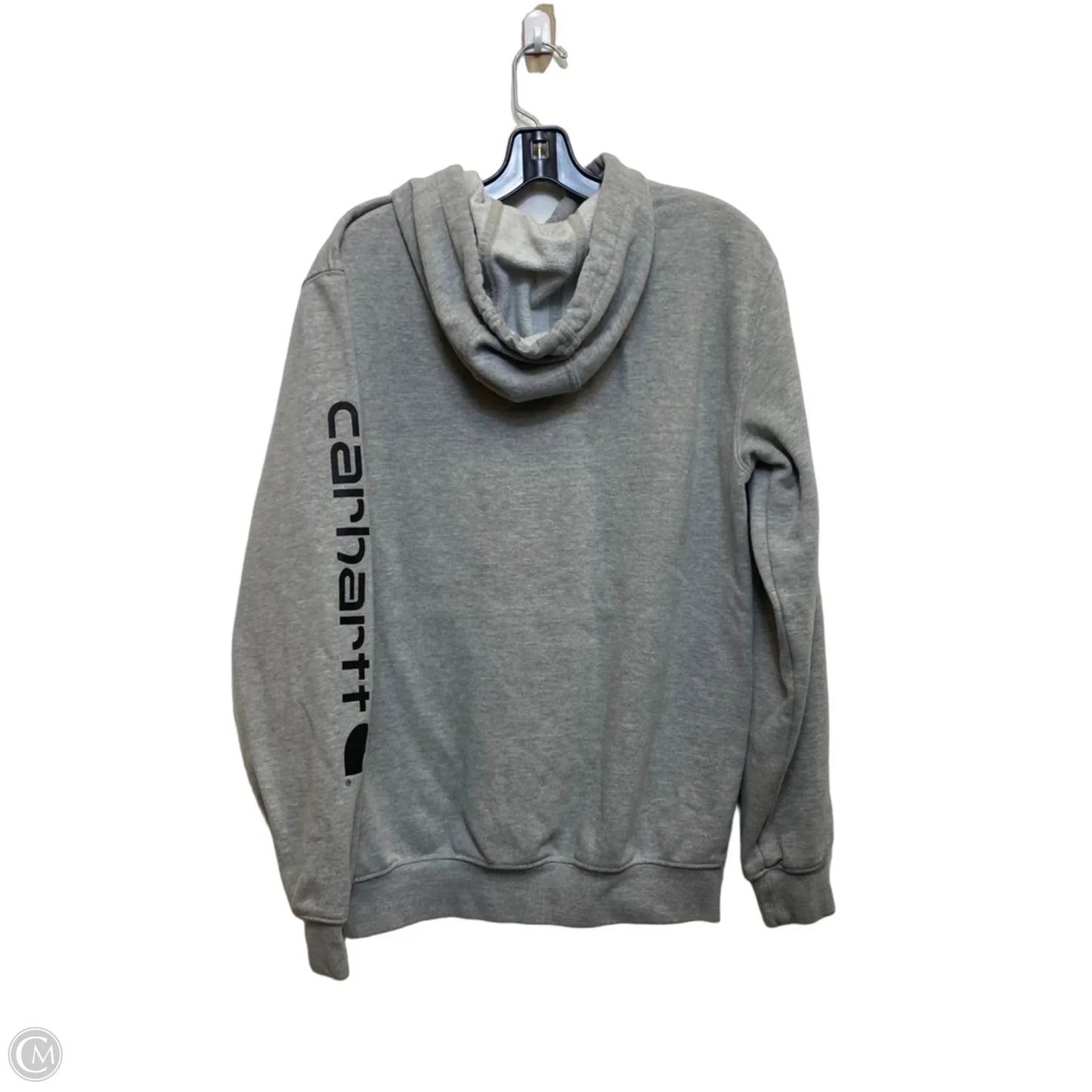 Sweatshirt Hoodie By Carhartt In Grey, Size: S