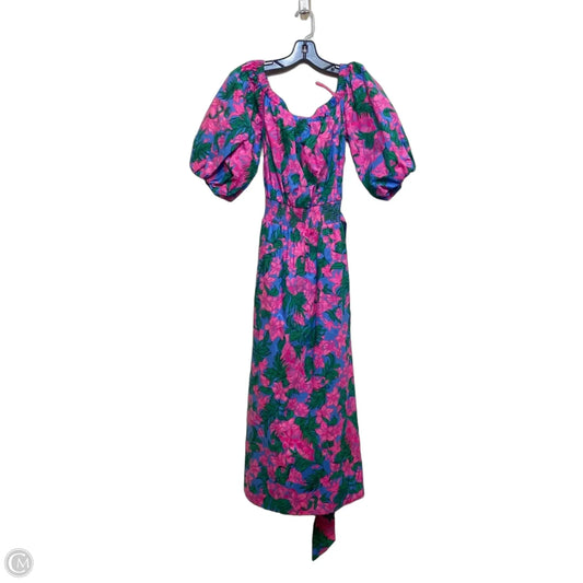 Dress Designer By Lilly Pulitzer In Blue & Pink, Size: M