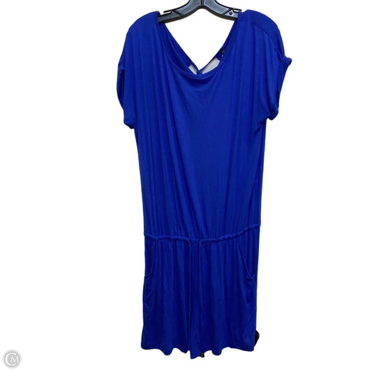 Romper By Clothes Mentor In Blue, Size: L