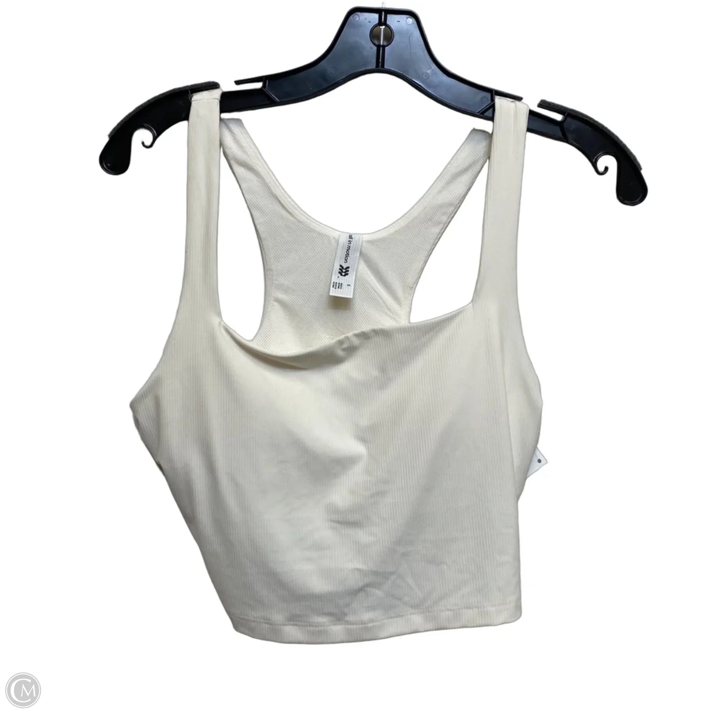 Athletic Tank Top By All In Motion In Cream, Size: S