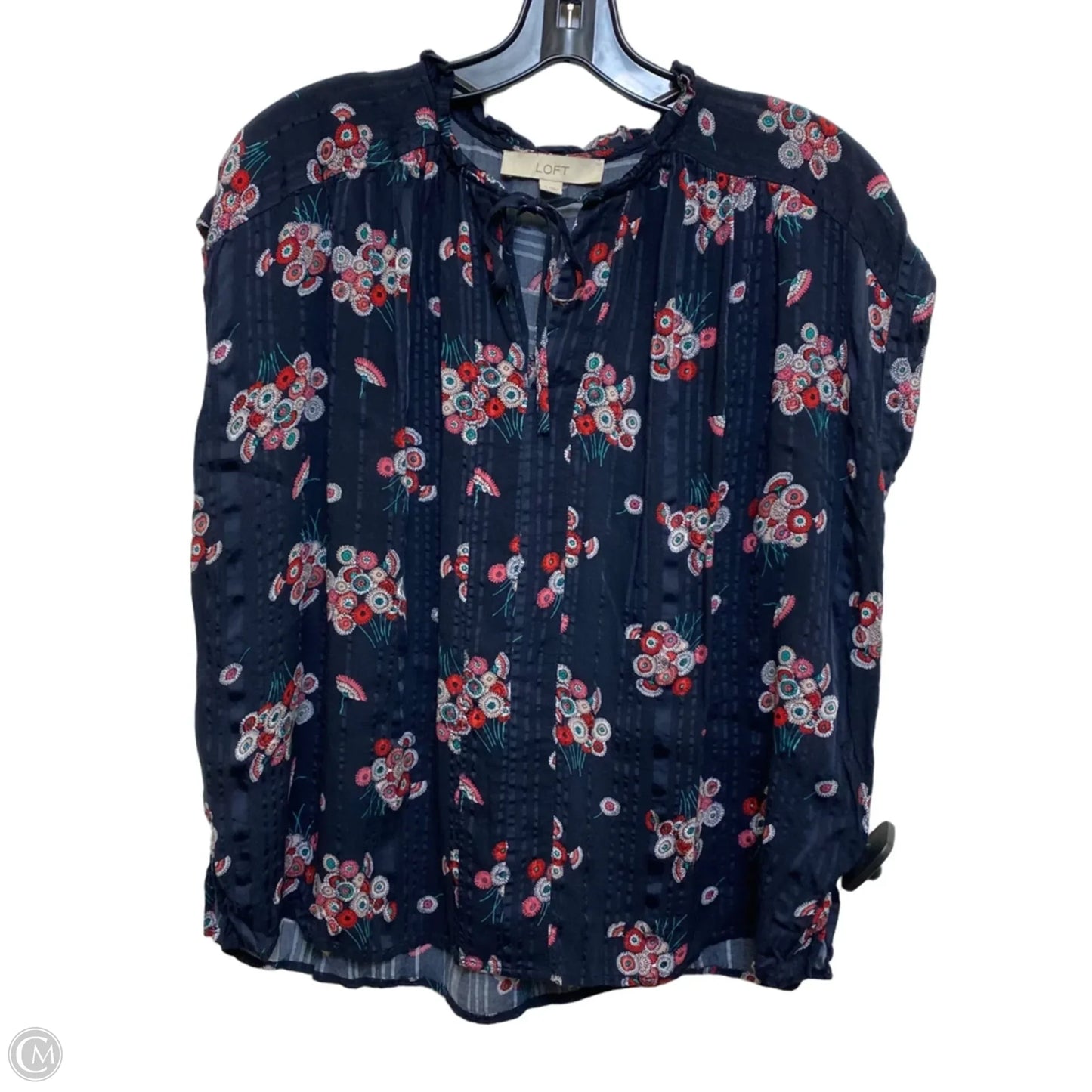 Top Sleeveless By Loft In Blue, Size: S