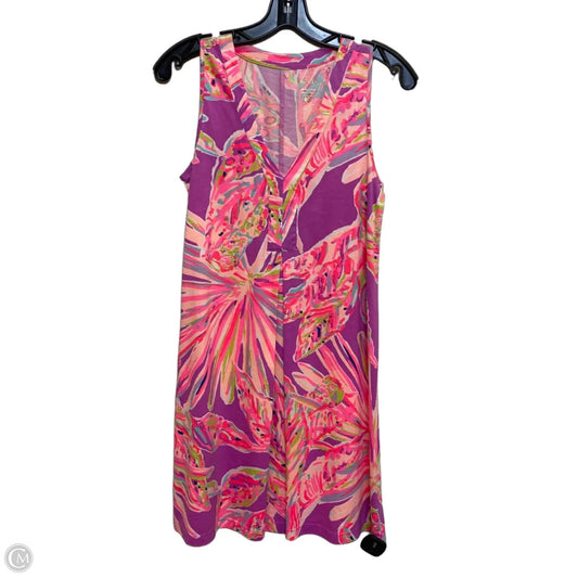 Dress Designer By Lilly Pulitzer In Pink & Purple, Size: Xs