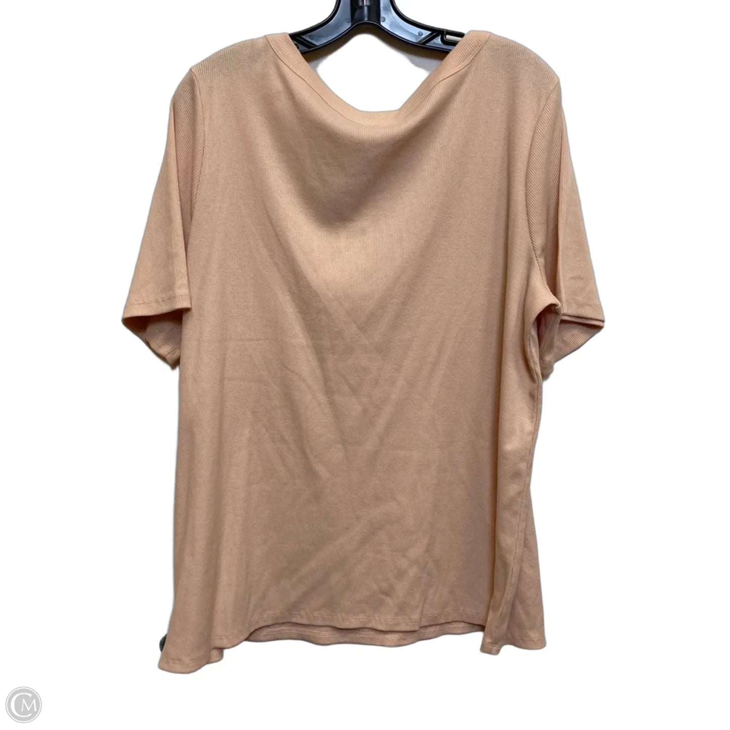Top Short Sleeve By Cato In Pink, Size: 1x